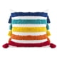 thumbnail image 1 of Fundas de cojín decorativas hipoalergénicas con borlas, tejidas y acolchadas, estilo bohemio. Rayas horizontales, 1 of 8