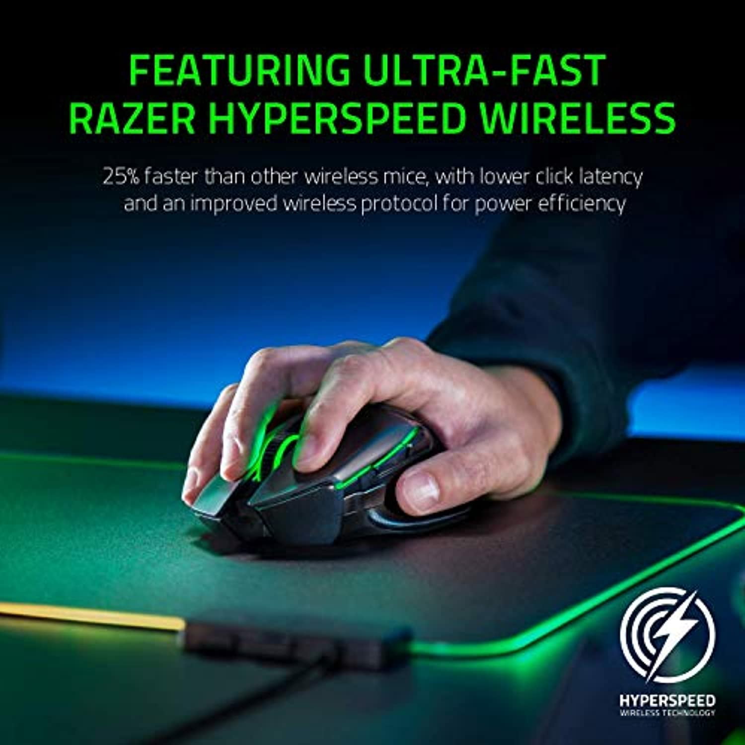 Razer Basilisk Ultimate Hyperspeed Optical USB Wireless Gaming Mouse,  Classic Black - Walmart.com