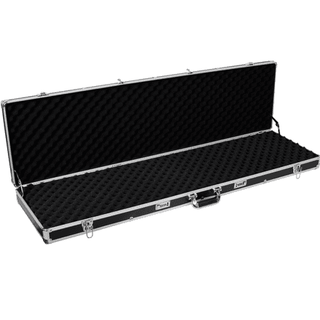 Aluminum Gun Lock Box Hard Case Secure Pistol Storage Black