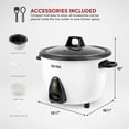 Aroma Housewares ARC360NGP 20Cup PotStyle Rice Cooker & Food