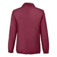 thumbnail image 5 of Team 365 TT75 Unisex Zone Protect Coaches Jacket-Sport Maroon-L, 5 of 6