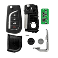 thumbnail image 6 of Wholesalekey Replacement for 2011 - 2014 Toyota GQ43VT20T 4 Buttons Remote Key Fob 315MHz, 6 of 6