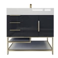 thumbnail image 1 of BETHANY FREESTANDING VANITY WITH REINFORCED ACRYLIC SINK FROM 24 INCH TO 84 INCH, 1 of 5