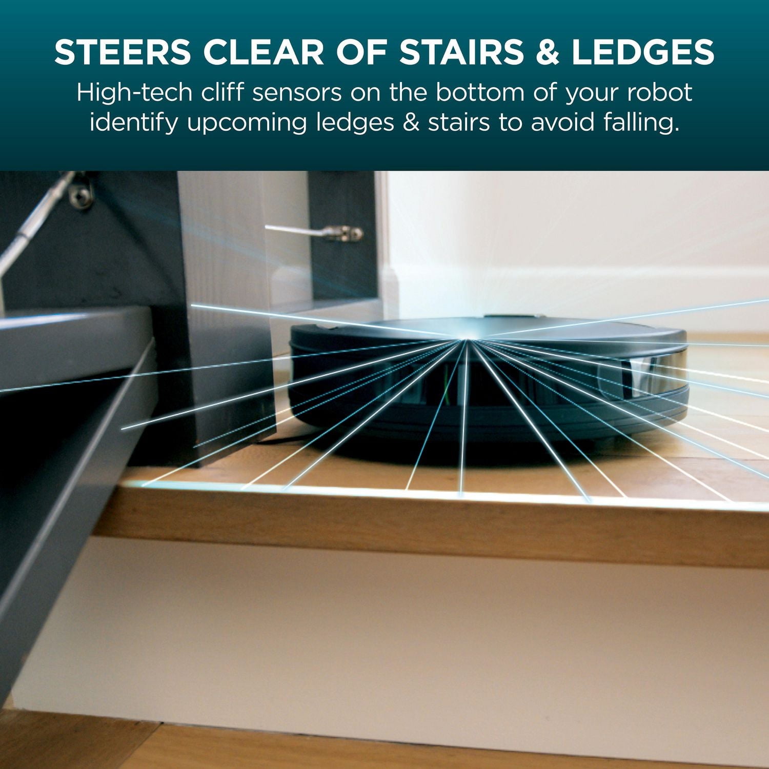 Shark RV750CA, Aspirateur ION Robot a connectivité Wi-Fi et commande vocale, Noir, 35W