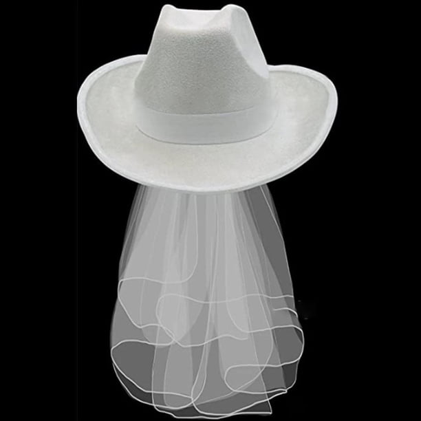 Sombrero de , sombrero er, ala , , sombrero de vaquero despedida de Colco velo de novia sombrero de vaquero