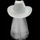 thumbnail image 1 of Sombrero de , sombrero er, ala , , sombrero de vaquero despedida de Colco velo de novia sombrero de vaquero, 1 of 7
