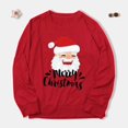 thumbnail image 2 of Christmas Family Matching Baby Santa Print  Neck Long Sleeve T Shirt, 2 of 4