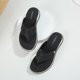 thumbnail image 1 of Sandalias de playa antideslizantes con soporte para el arco del pie para mujer (Negro 37), 1 of 9
