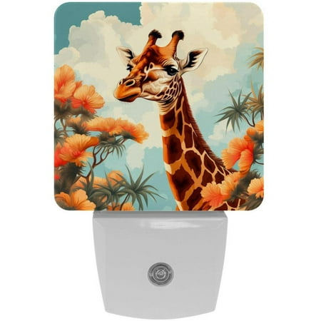 

Giraffe LED Square Night Lights - Stylish and Energy-Efficient Illumination for Any Room - Set of 2