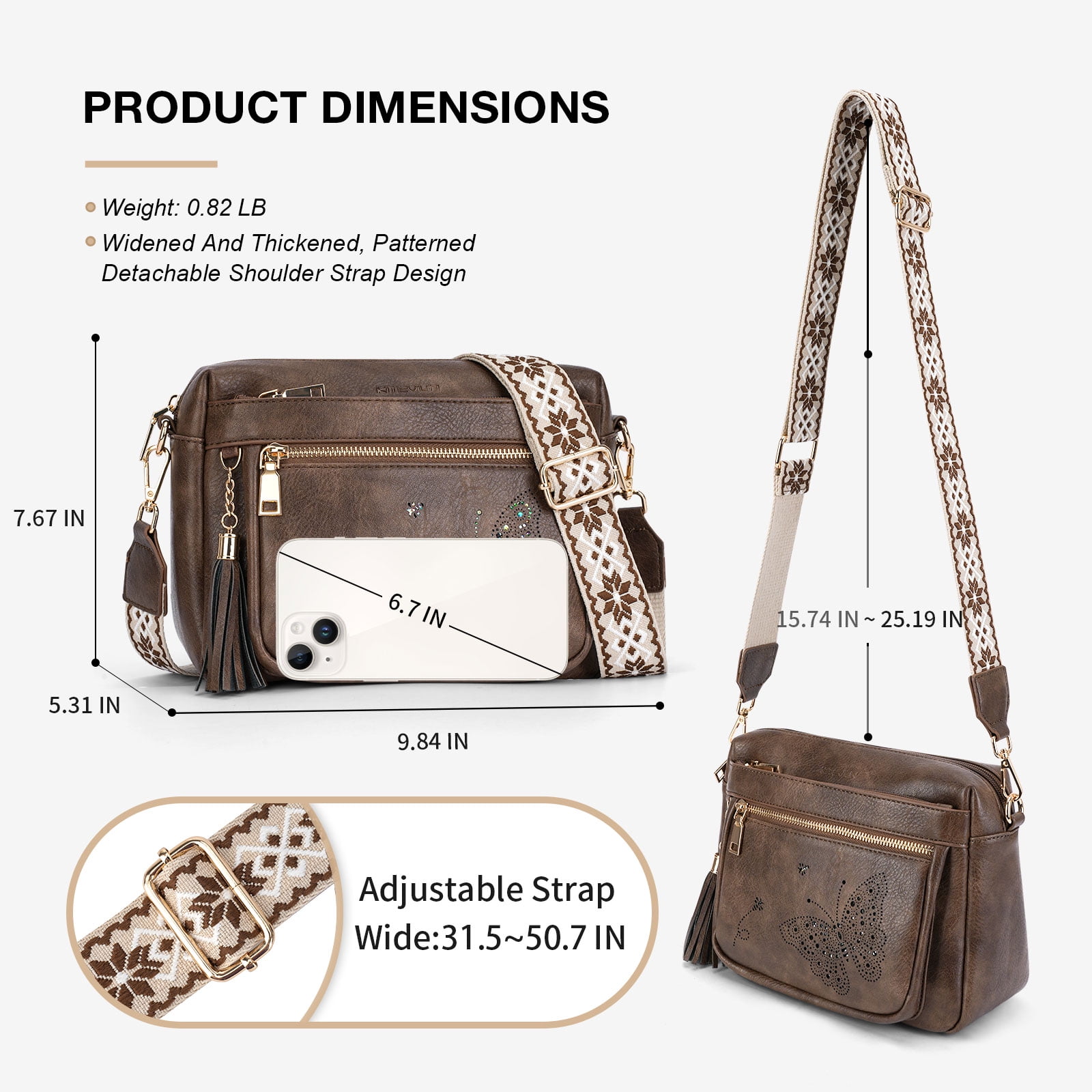 【Meaningful Gift Keepsake】APHISON Fashion Small Crossbody Bags for Women Shoulder Bag, Ladies Classic Handbags Cute Shoulder Bag Clutch Handbag