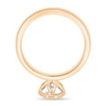 thumbnail image 6 of ESTE ORIGIN 2.0CT Oval Lab-Grown Diamond Solitaire Engagement Ring with Bezel Setting in 10K Rose Gold for Women, available in US 8.5., 6 of 8