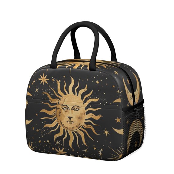 Lunch Bag Lunch Box for Women Reusable Insulated Lunch Bags,Water-Resistant Gothic Cooler Lunch Tote Bag, Large Capacity for Work Travel Picnic