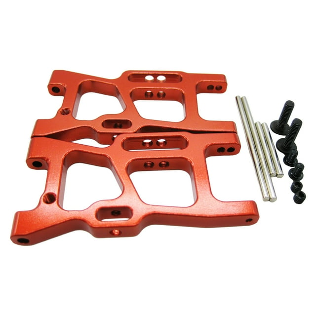 Dalazy Transforme la Performance de la Voiture RC avec Bras avant Inférieur pour Améliorer la Course LC 1/14 Rouge 1ensemble