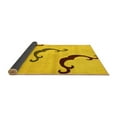 thumbnail image 2 of Ahgly Company Indoor Rectangle Abstract Yellow Modern Area Rugs, 3' x 5', 2 of 4