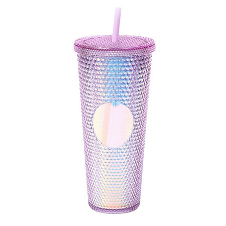 

Sunisery 24oz Studded Reusable Insulated Water Bottle Tumbler with Lid and Straw