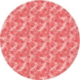 thumbnail image 1 of Ahgly Company Machine Washable Indoor Round Transitional Light Coral Pink Area Rugs, 6' Round, 1 of 7