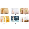 thumbnail image 3 of fastboy 50pieces Hot Pressed Edge Sealing European Style Wire Seal Bread Bag Convenient white medium size, 3 of 6