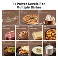 thumbnail image 4 of BLACK+DECKER 1.1 Cu. Ft. Microwave Oven in Stainless Steel, 4 of 10