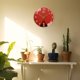 thumbnail image 1 of Reloj de pared rojo pulgadas, decoración para hogar, movimiento de barrido con pis, reloj colgante de , dormitorios, perfecl Reloj de pared, 1 of 7
