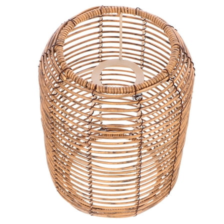 HOMEMAXS Woven Lampshade Farmhouse Hanging Lamp Shade Woven Lampshade Pendant Light Fixture Shade