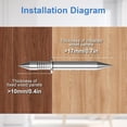 thumbnail image 4 of Traceless Double Headed Nails for Skirting Boards And Baseboards, 50Pcs Fasteners with 1 Sleeve Tool, Strong Grip for Wood Trim, Mdf, And Pvc Installation, 1 Pack of Nails, 4 of 9