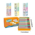 thumbnail image 3 of YWIYIUD 1 Set 6.69x9.84 Inch Practical Words Family Flip Books 30 Read and Rhyme Flip Books Suitable for Teens Classroom Homeschool Preschool and Learning Activity, 3 of 7