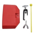 thumbnail image 4 of STRANDCHIC 1Ensemble Sonnette de Vache Portable Rouge pour Tambour Ensemble Instrument de Musique en Plastique avec Vis de Fixation, 4 of 8