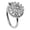 Silver, variant on Gold Sunflower Winding Stackable Ring Spinner Rings for Couple Women Men