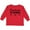 Red, variant on Cheerleader in Training Boys or Girls Long Sleeve Toddler T-Shirt