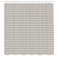 thumbnail image 2 of Ambesonne Abstract Shower Curtain, Polka Dot Stripes Pattern, 69"Wx84"L, Eggshell Charcoal Grey, 2 of 4