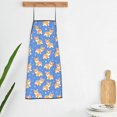 thumbnail image 3 of Uemuo Kawaii Corgi Printed Bib Apron, Adjustable , Water and Oil Resistant, Cooking Kitchen Chef Apron for Women Men, 3 of 5