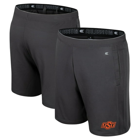 Men's Colosseum Charcoal Oklahoma State Cowboys Forget Shorts