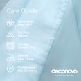 thumbnail image 7 of Deconovo Sheer Curtains for Sliding Glass Door Grommet Voile Drape Curtains, Sky Blue, 52" x 96", 2 Panels, 7 of 7