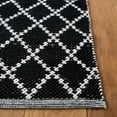 thumbnail image 5 of SAFAVIEH Montauk Jolyon Diamond Cotton Area Rug, Black/Ivory, 8' x 10', 5 of 9