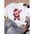 thumbnail image 1 of Camiseta con estampado de árbol de estrellas para mujer, ropa de vacaciones de Festival encantador, Feliz Navidad, Año Nuevo, moda femenina, camisetas gráficas, 1 of 4