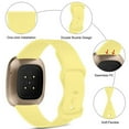 thumbnail image 1 of WIFKLSIIPG Bracelet de Montre en Silicone Respirant et Anti-Transpiration, Couleur Unie, Compatible avec Versa 3 et Sense, 1 of 3