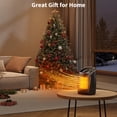 thumbnail image 5 of Efficient Outdoor Patio Heater – Portable Electric Space Heater – 1500W/750W Fast Heating, Adjustable Thermostat – Black, With Handle, 5 of 9