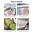 thumbnail image 7 of 4th of July RV Awning Sun Shade Screen 9'X7' 250th Anniversary Mesh Sunscreen Patriotic Star Fireworks Awning Shade Screen with Zipper UV Blocker Completed Kits for RV Motorhome Camper, 7 of 7