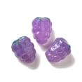 thumbnail image 2 of 1strand Handmade Lampwork Beads Strands Grape Dark Orchid 17x12~13x12~13mm Hole: 1.2~1.4mm about 20pcs/strand 13.39''(34cm), 2 of 4