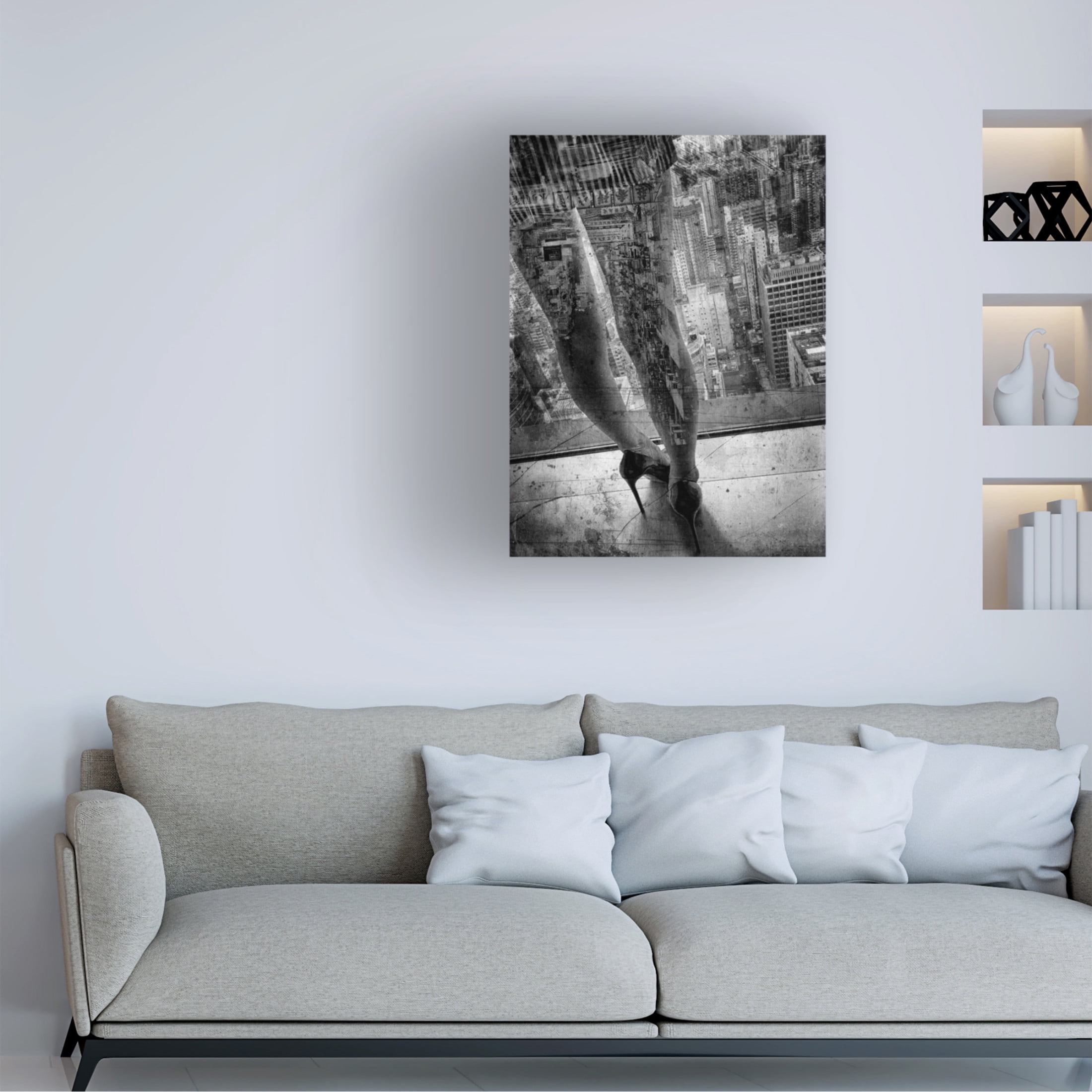 Canvas Wall Art - Erik Schottstaedt 'Hong Kong In Love Iii' Wall Art for Living Room, Bedroom, or Office Décor by Trademark Fine Art - 14 x 19 Inches