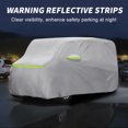 thumbnail image 4 of Unique Bargains Car Cover for Suzuki WagonR Aluminum Film,Cotton Outdoor Full Car Cover All Weather Waterproof Windproof Sun Protection with Driver Door Zipper, 4 of 6