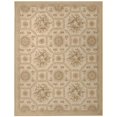 thumbnail image 1 of Due Process Stable Trading Aubusson Reims Ivory & Gold Area Rug, 3 x 5 ft., 1 of 1