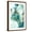 Brown Frame, variant on Art.com Mint Bubbles IV Art Print by PI Studio, 12" x 18"
