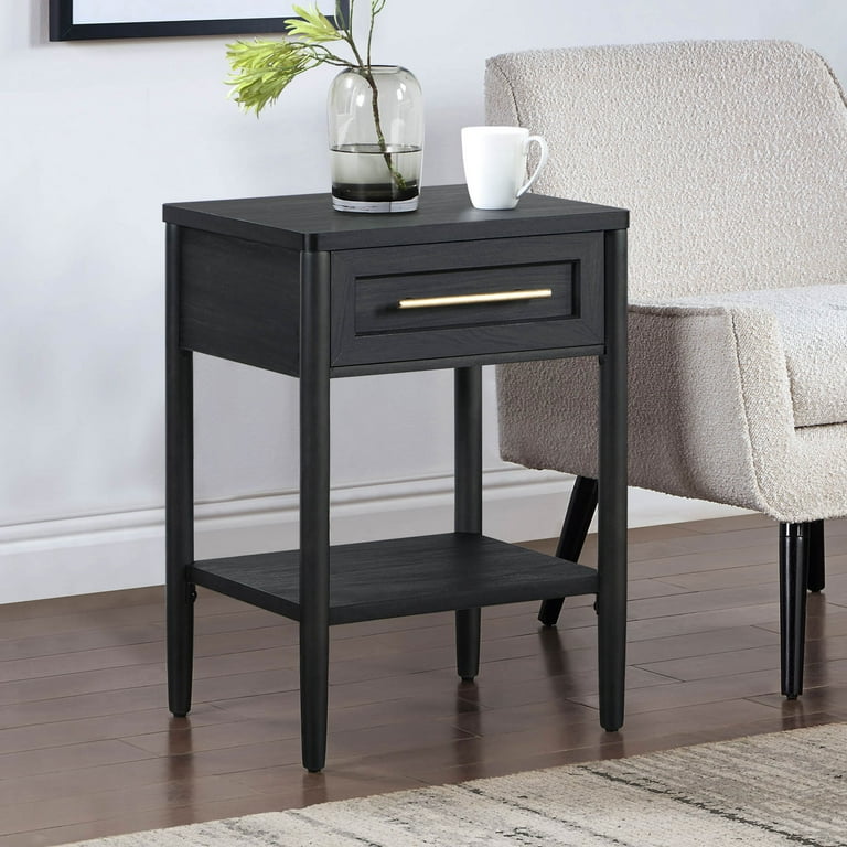 Square accent 2024 table with drawer