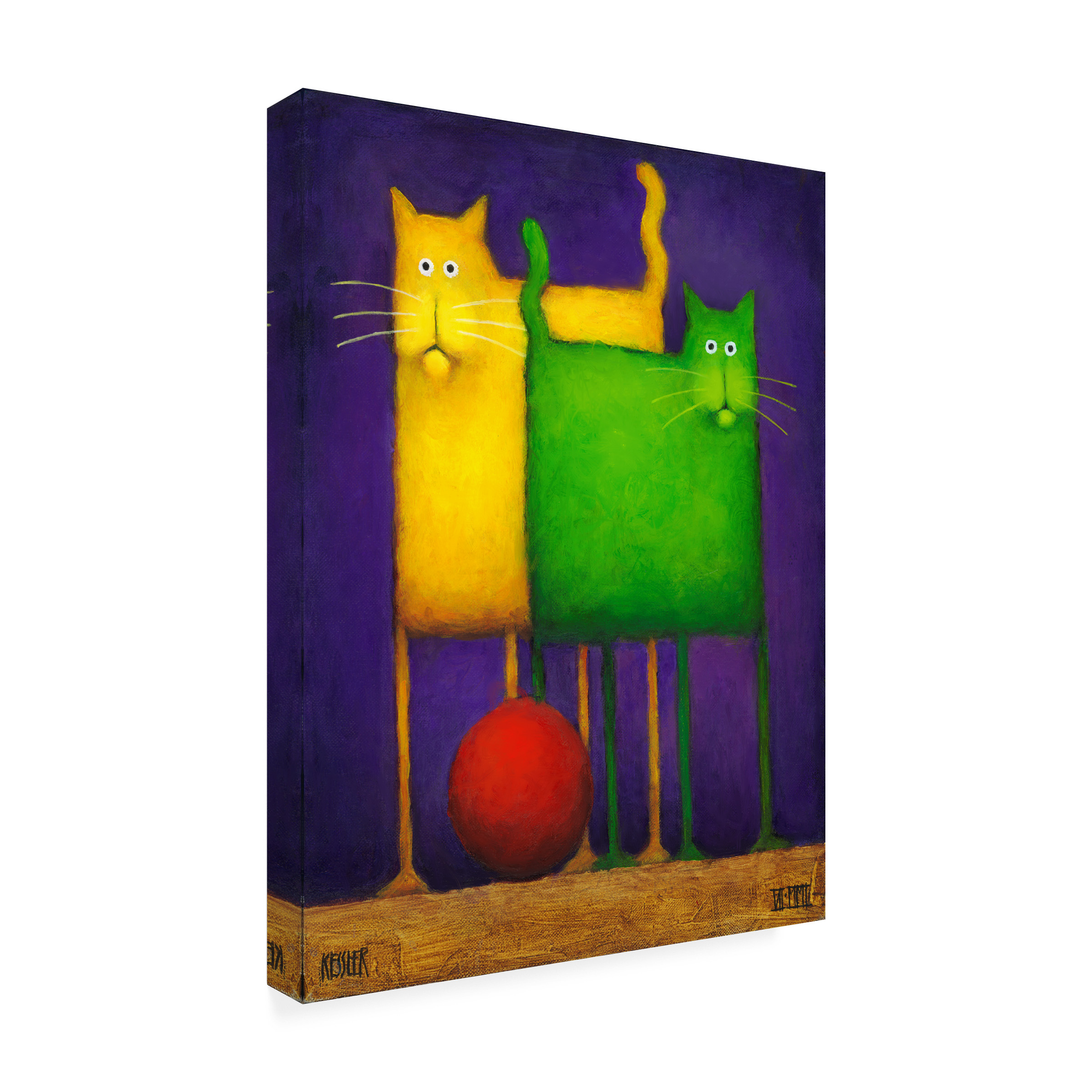 Trademark Fine Art 'Double Trouble I' Canvas Art by Daniel Patrick Kessler