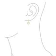 thumbnail image 3 of Bling Jewelry Womens Elegant  CZ Dangle Chandelier Earrings in Gold or Silver for Bridals, 3 of 5