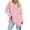 Rose, variante sur WEAIXIMIUNG T-Shirt à Manches Longues pour Femmes de la Saint-Valentin Imprimé à Col en V Décontracté Doux Confortable Y 2 K Blouse Hauts Amples Chemise Basique Vêtements