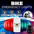 thumbnail image 2 of Kaitek Bike Horn & Police Siren, Trumpet Sounds, Safety Bike Light, Waterproof (Batteries Not Included), 2 of 5