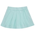thumbnail image 2 of BTween 3 Pack Skorts for Girls Kids Scooter Skirts Skirt Layered Shorts with Floral, Solid, Tie Dye or Butterfly Prints Aqua, 2 of 4
