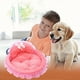 thumbnail image 4 of Cama ortopédica premium de espuma viscoelástica para mascotas con funda extraíble y lavable, soporte de felpa para aliviar el dolor articular y base impermeable para perros y gatos Aestivo |, 4 of 6